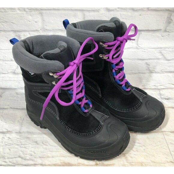 COLUMBIA Bugaboo Plus Omni-Heat Insulated Waterproof Snow Boots Youth 3 (y8) - Picture 3 of 11